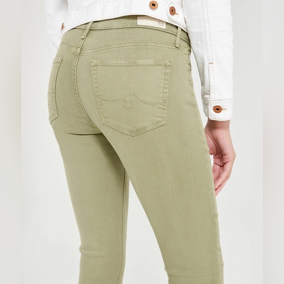 AG Prima Ankle Cigarette Leg Slate Blue Jean Size 32R. 28” Inseam New with tags - Picture 12 of 12